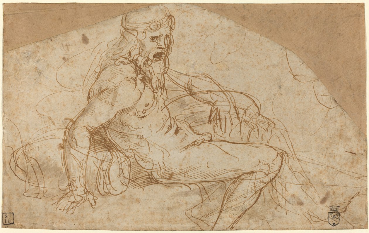 Flussgott von Giulio Romano