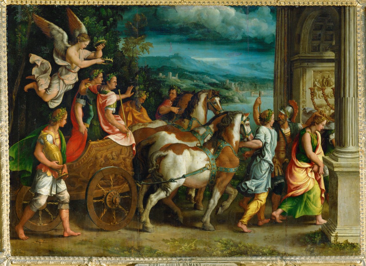 Triumph von Titus und Vespasian von Giulio Romano