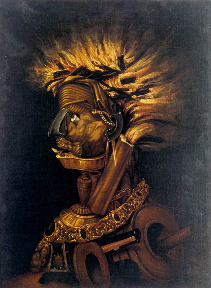 Feuer von Giuseppe Arcimboldo