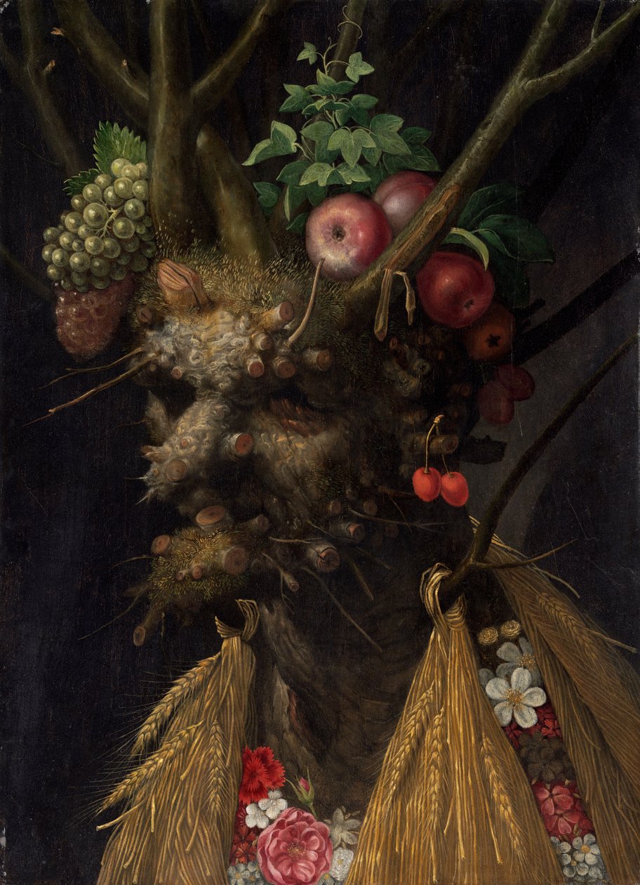 Vier Jahreszeiten in einem Kopf von Giuseppe Arcimboldo