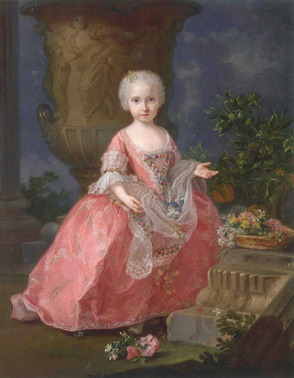 Porträt der Infantin Maria Luisa von Spanien (1745-1792) von Giuseppe Bonito