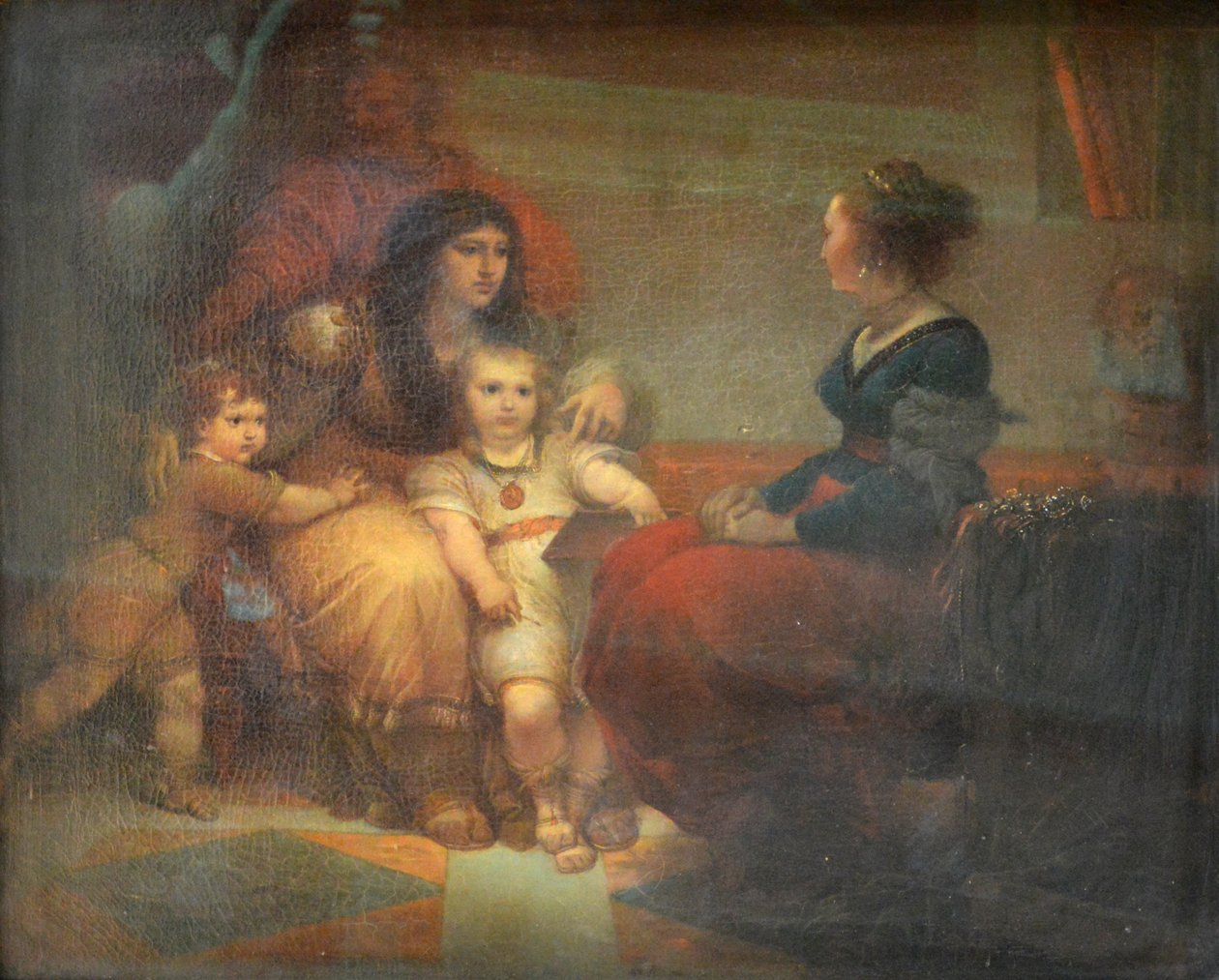 Cornelia, Mutter der Gracchen von Giuseppe Cades