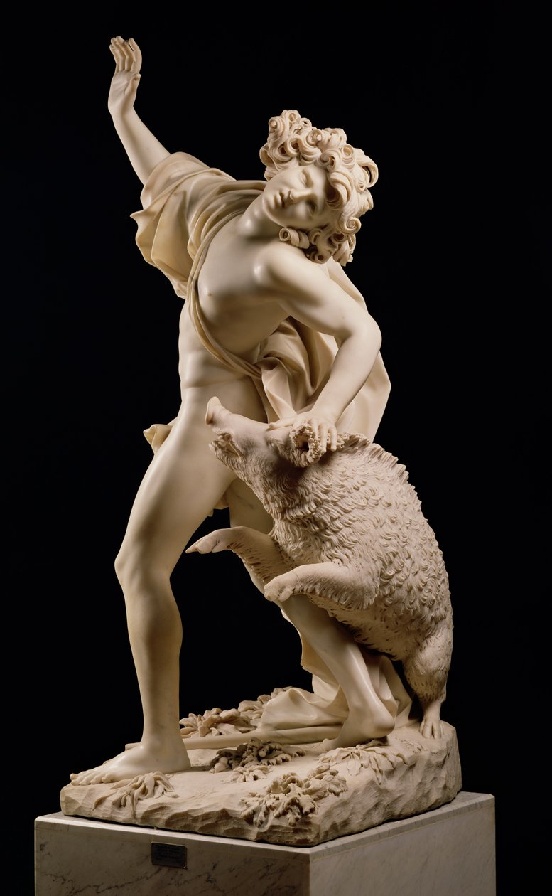 Der Tod des Adonis, 1709 von Giuseppe Mazzuoli