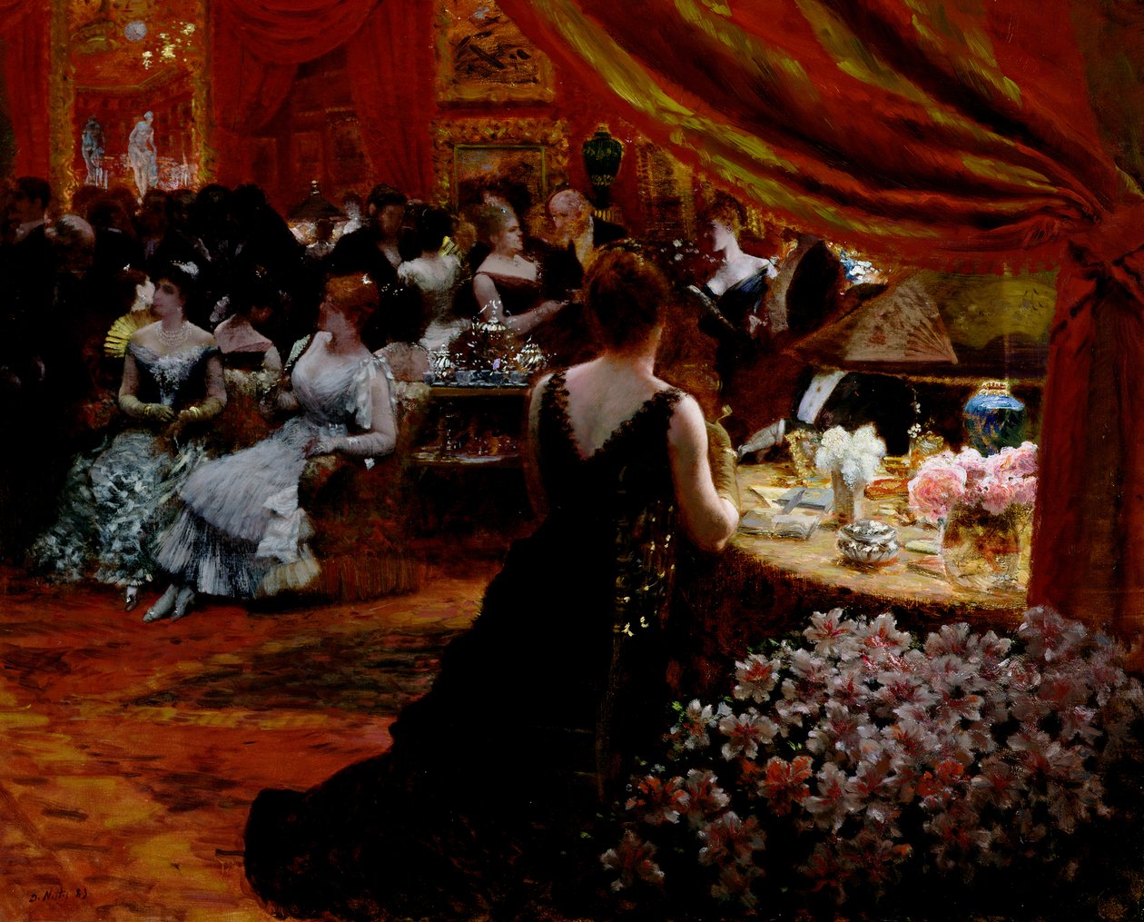 Der Salon der Prinzessin Mathilde (1820-1904) 1883 von Giuseppe de Nittis