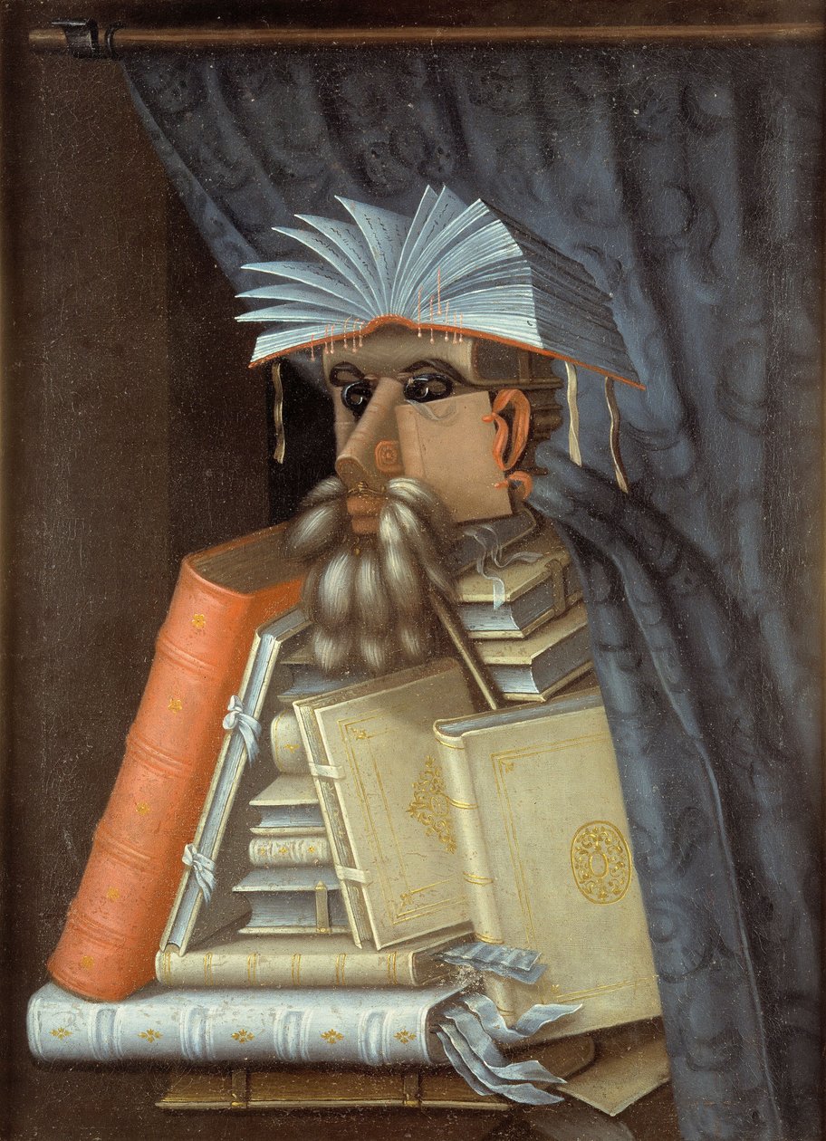 Der Bibliothekar von Giuseppe Arcimboldo