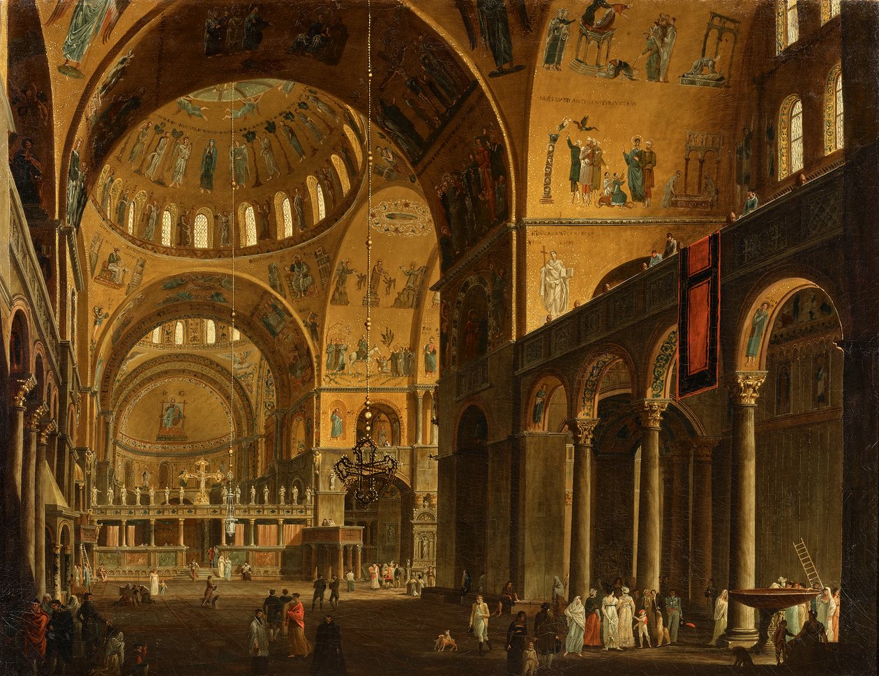 Das Innere von San Marco von Giuseppe Borsato