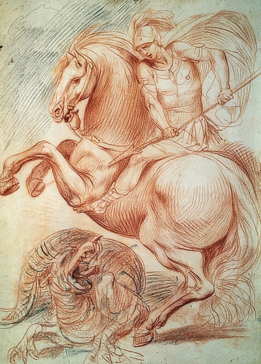 Das Drachenwunder des heiligen Georg von Giuseppe Cesari