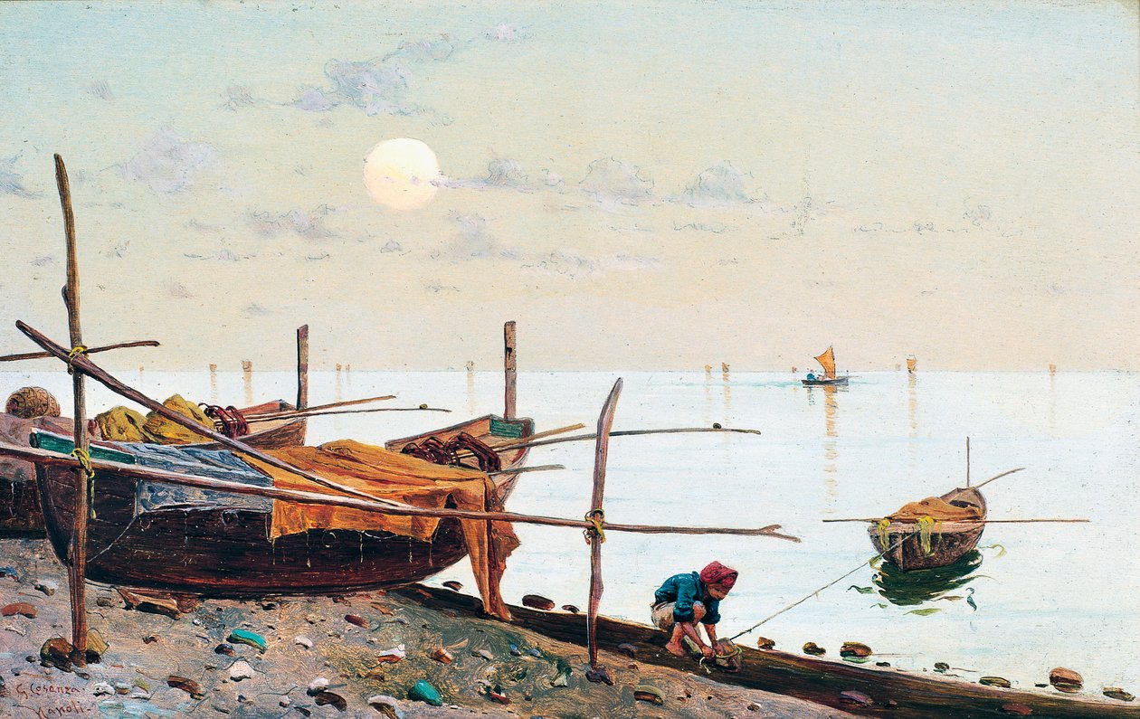 Marina von Neapel, Italien von Giuseppe Cosenza