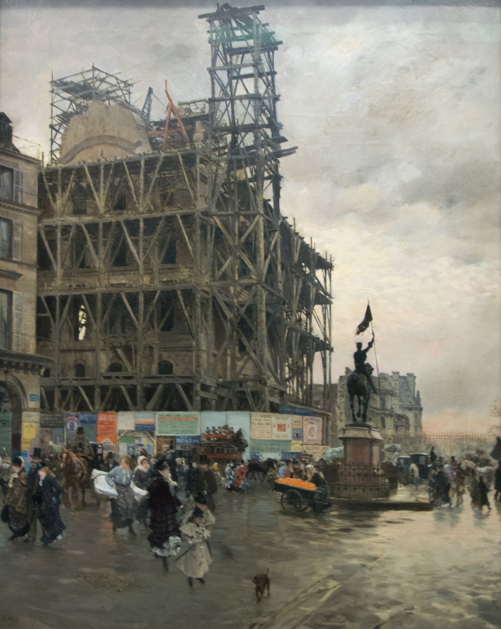 Der Platz der Pyramiden von Giuseppe de Nittis