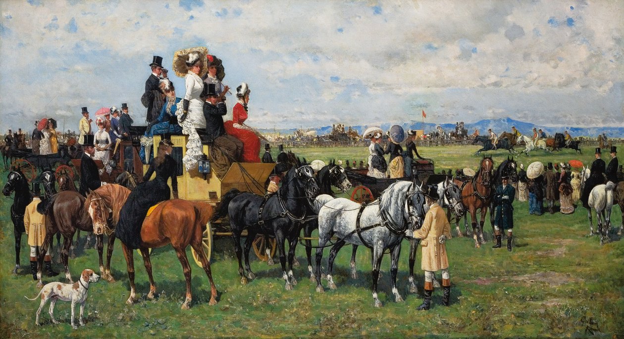 Das Derby Reale, nach 1880 von Giuseppe Gabani