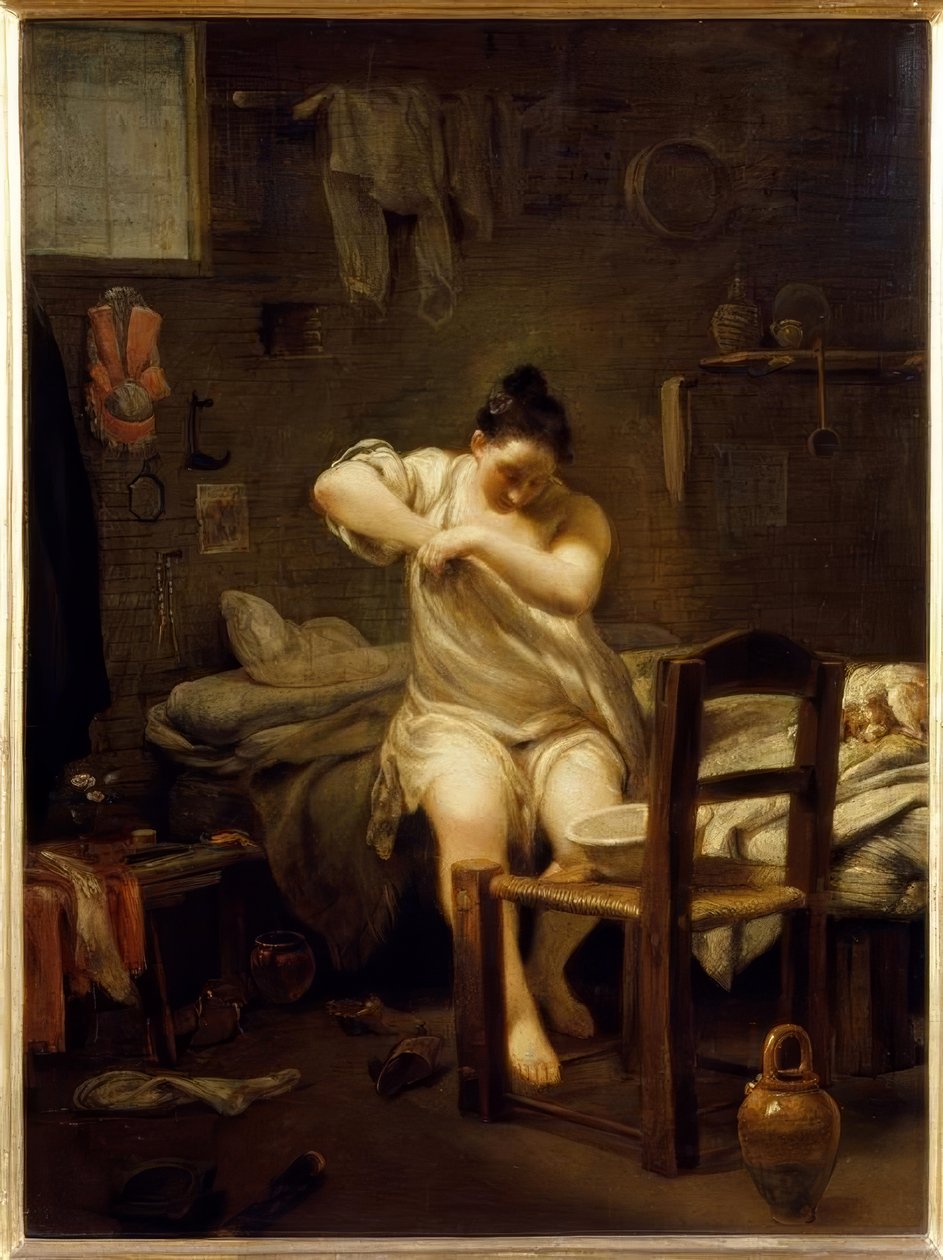 Der Floh von Giuseppe Maria Crespi