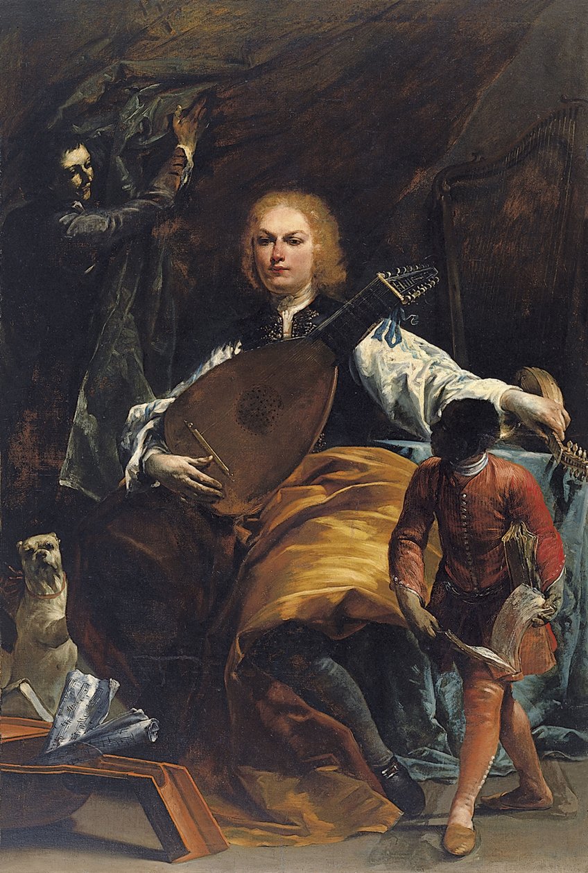 Porträt von Graf Fulvio Grati von Giuseppe Maria Crespi