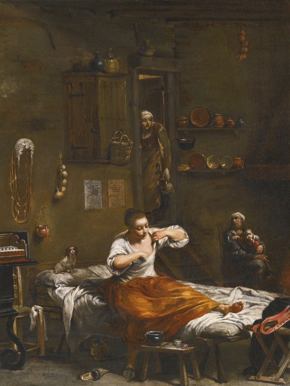 Die Flohjagd von Giuseppe Maria Crespi