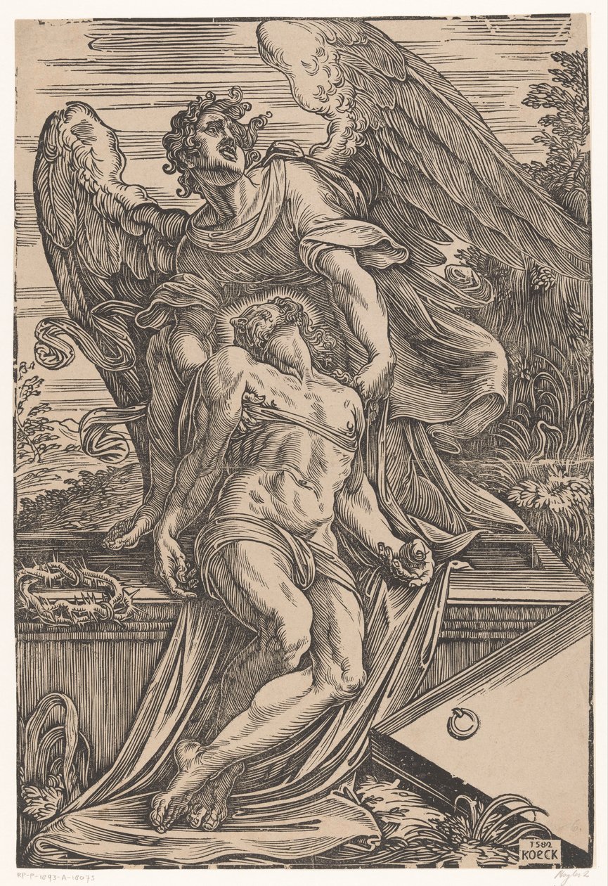 Engel mit dem Körper von Christus von Giuseppe Scolari