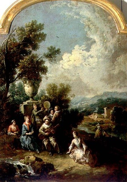 Ein Konzert im Freien von Giuseppe Zais