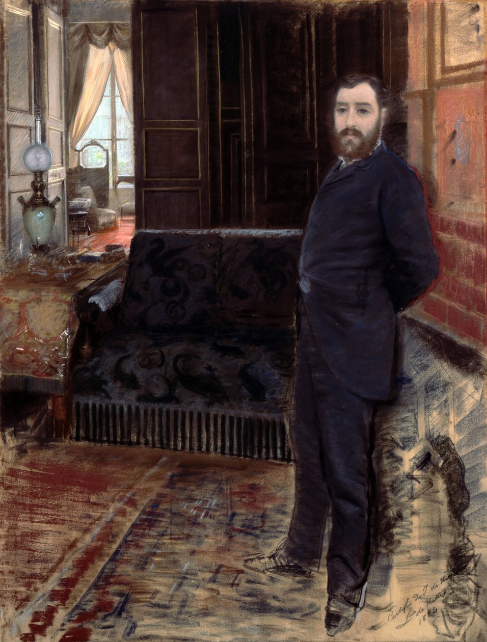 Selbstporträt von Giuseppe de Nittis