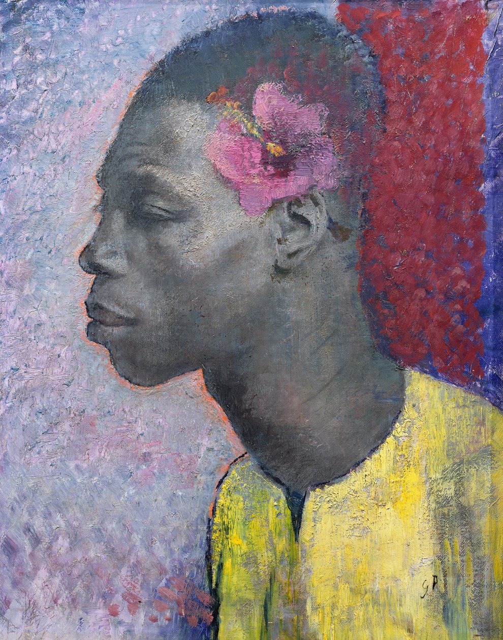 Kopf einer schwarzen Person von Glyn Warren Philpot