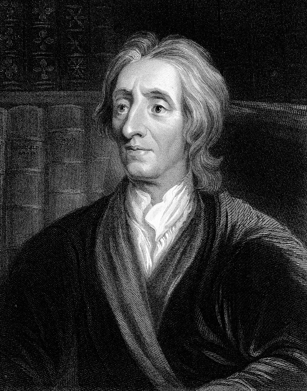 John Locke, englischer Philosoph, um 1680-1704 von Godfrey Kneller
