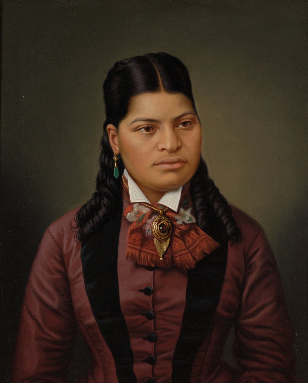 Maori-Mädchen von Gottfried Lindauer