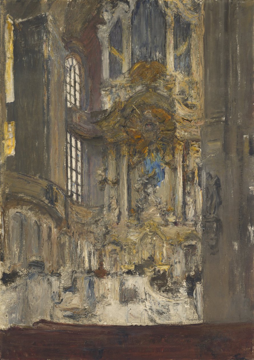 Inneres der Frauenkirche in Dresden von Gotthardt Kuehl