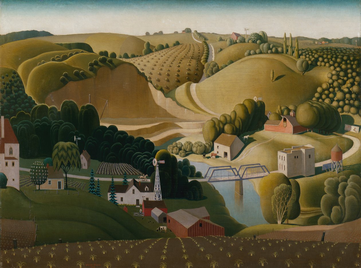 Stone City, Iowa von Grant Wood