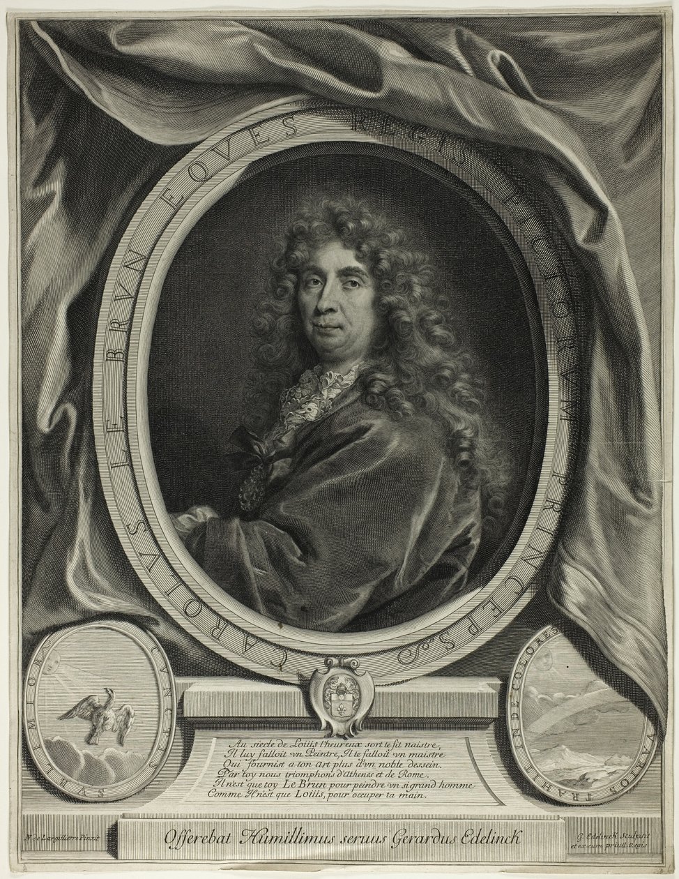 Charles le Brun von Gérard Edelinck