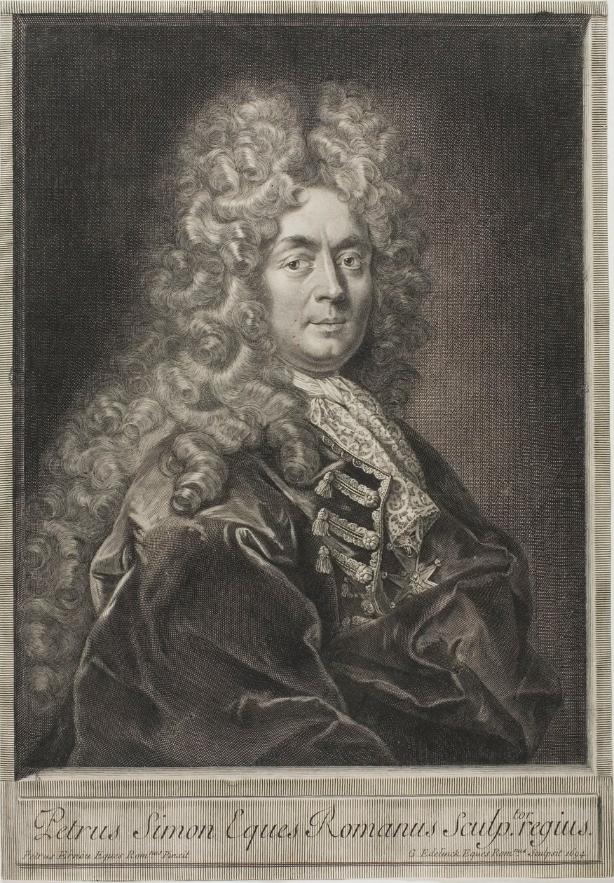 Pierre Simon, Graveur von Gérard Edelinck