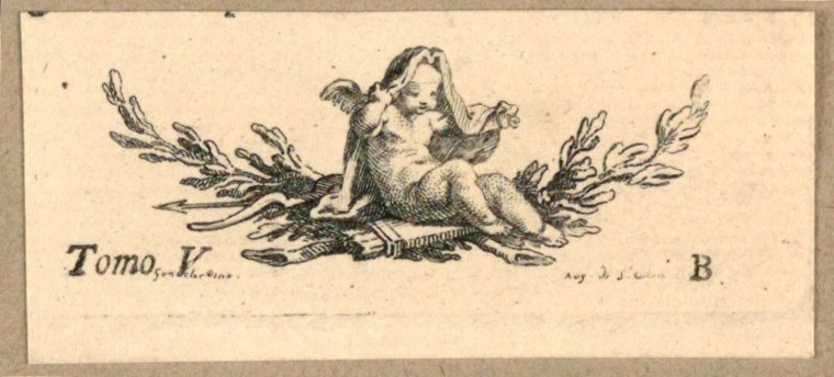 Amor mit Schleier von Gravelot