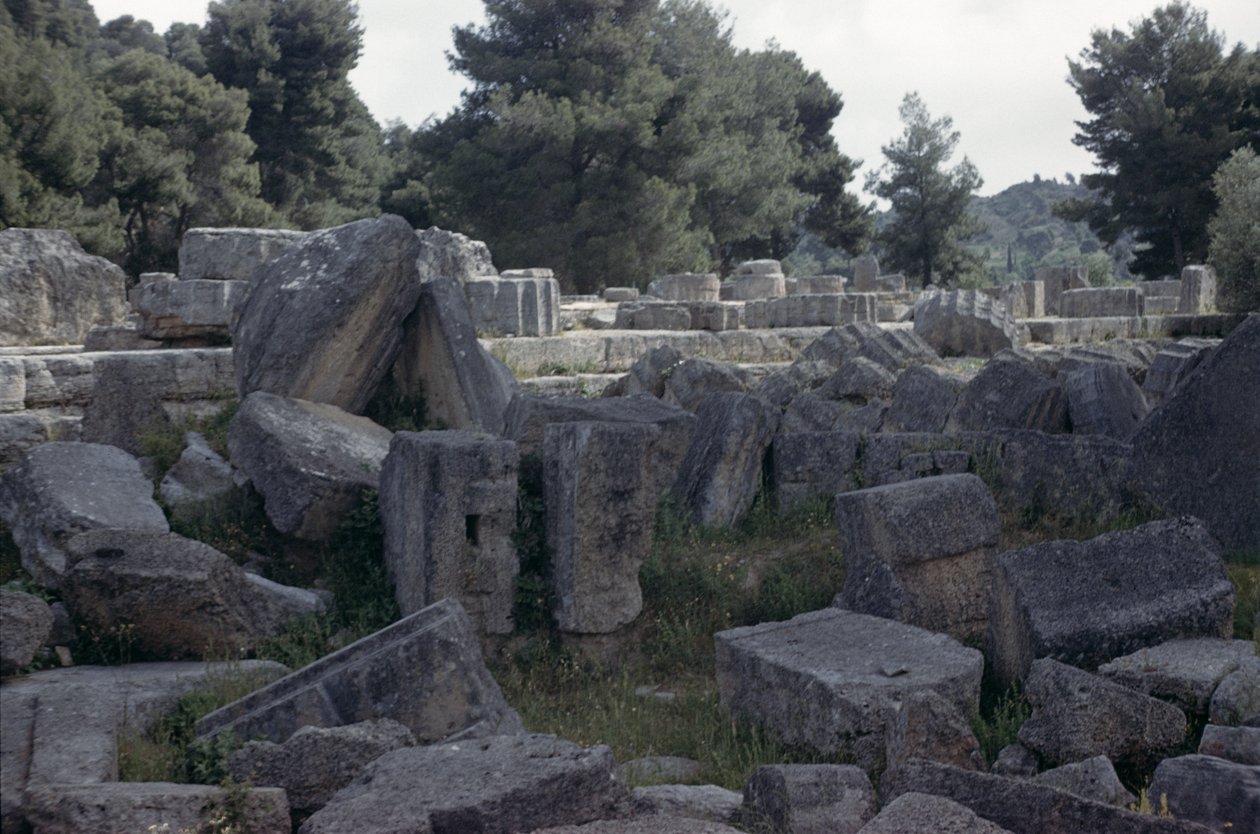 Überreste des Tempels des Zeus von Greek