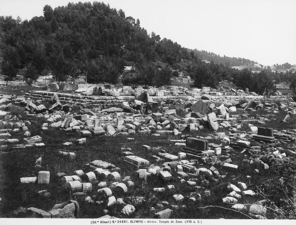 Überreste des Tempels des Zeus von Greek