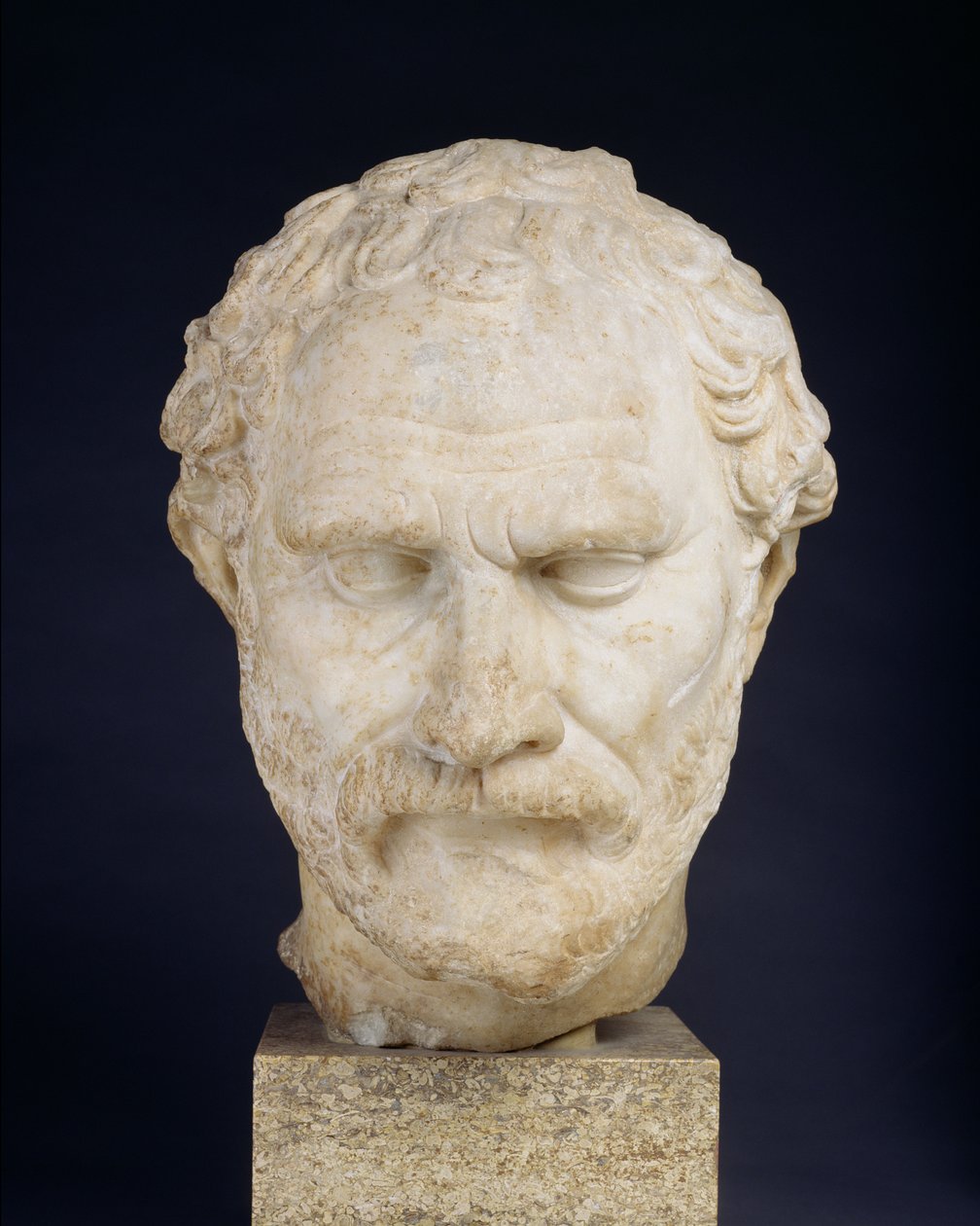 Kopf des Demosthenes von Greek