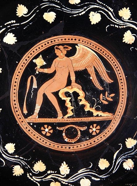 Merrythought-Becher, ca. 330-310 v. Chr. von Greek