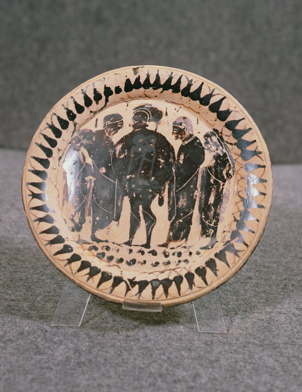 Teller, Vibo Valentia (Hipponion) (Keramik) von Greek School