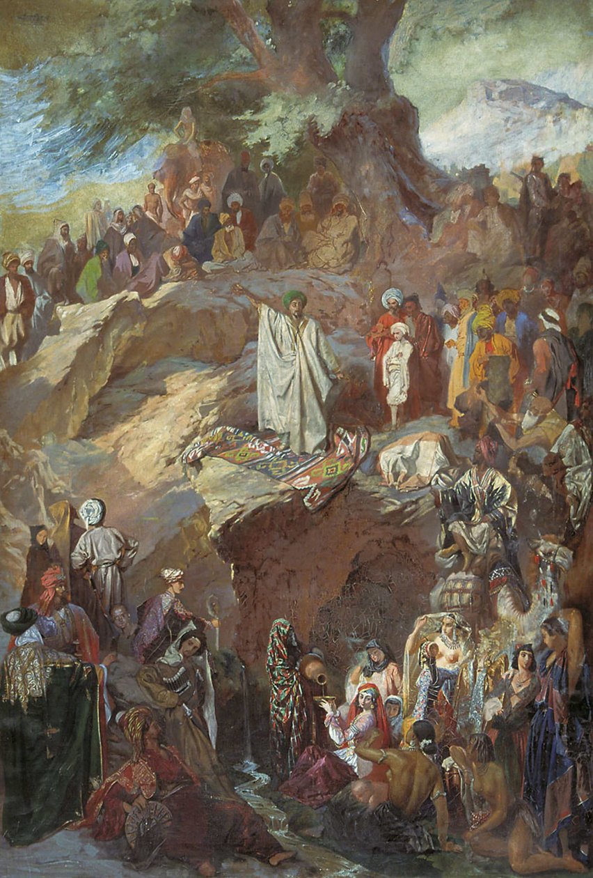 Г. Гагарин. Проповедь Магомета von Grigory Gagarin