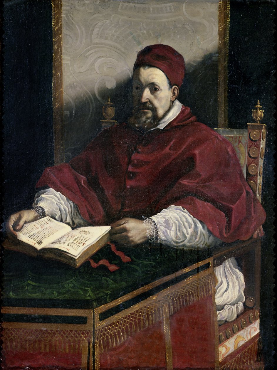 Papst Gregor XV (1554-1623) von Giovanni Francesco Barbieri