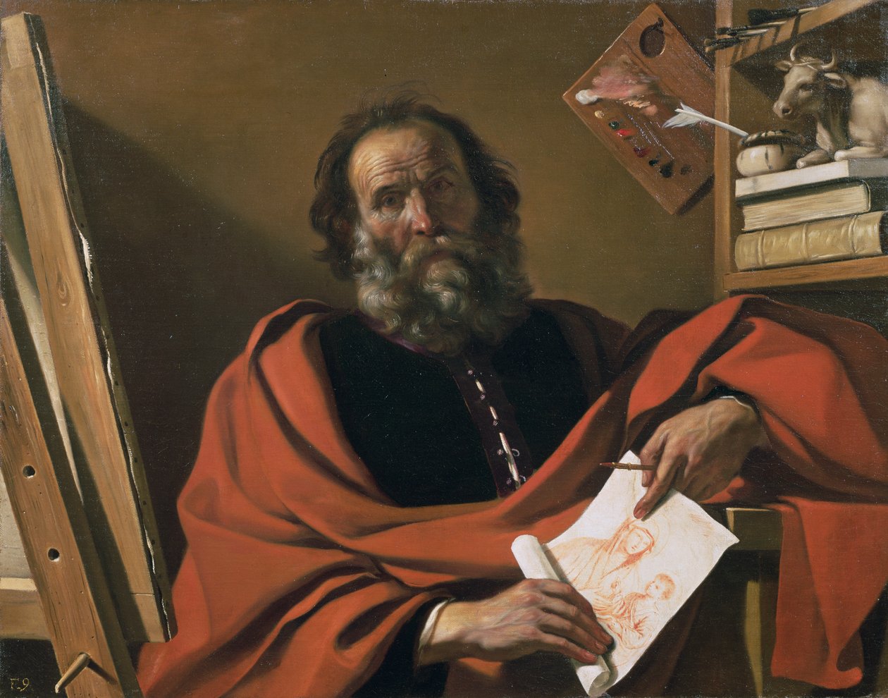 St. Lukas von Giovanni Francesco Barbieri
