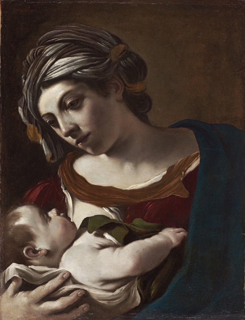 Jungfrau und Kind von Guercino (1591 1666)
