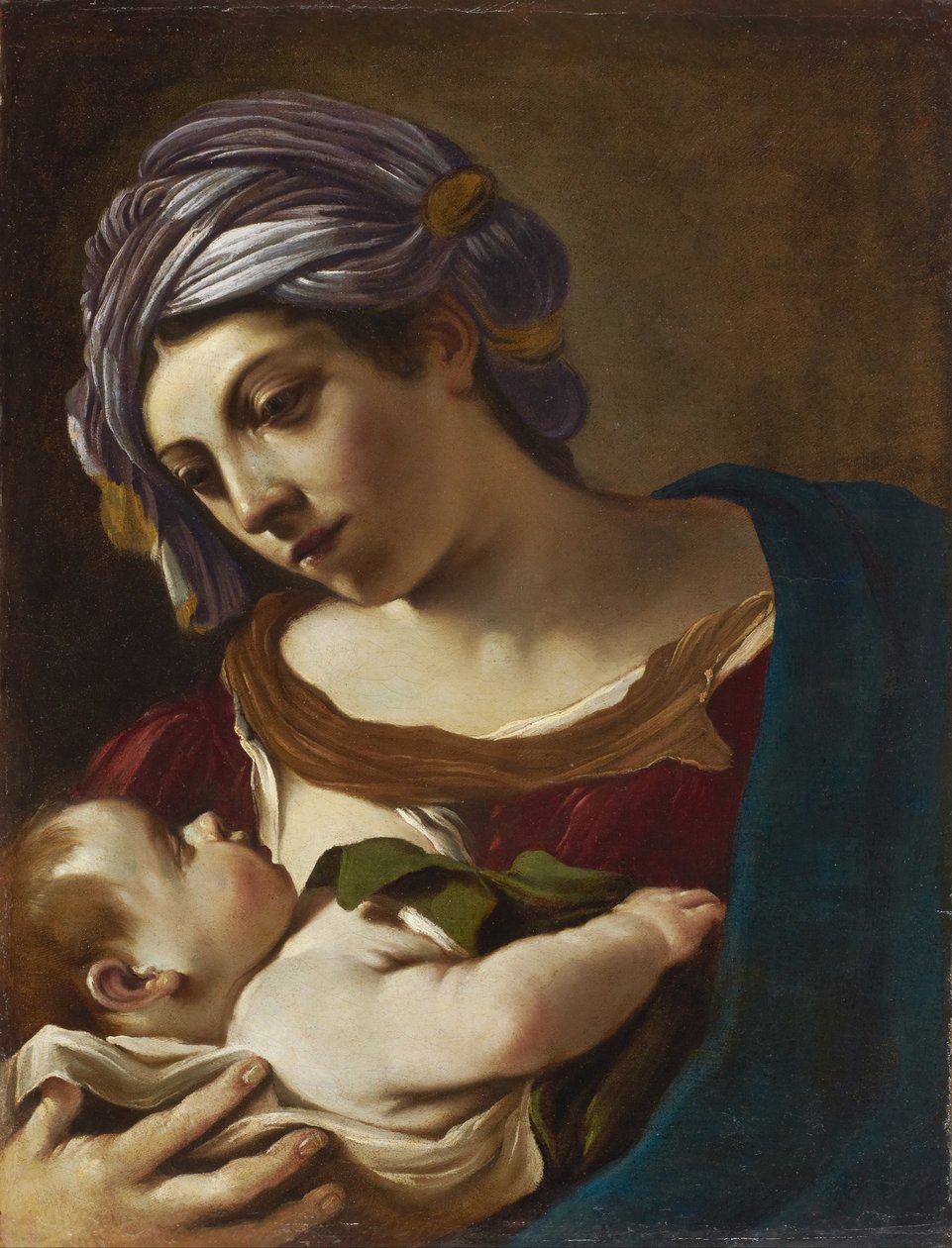 Madonna und Kind von Guercino