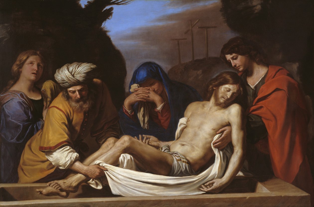 Die Grablegung, ca. 1656 von Guercino