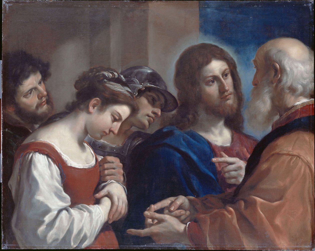 Die Ehebrecherin von Guercino