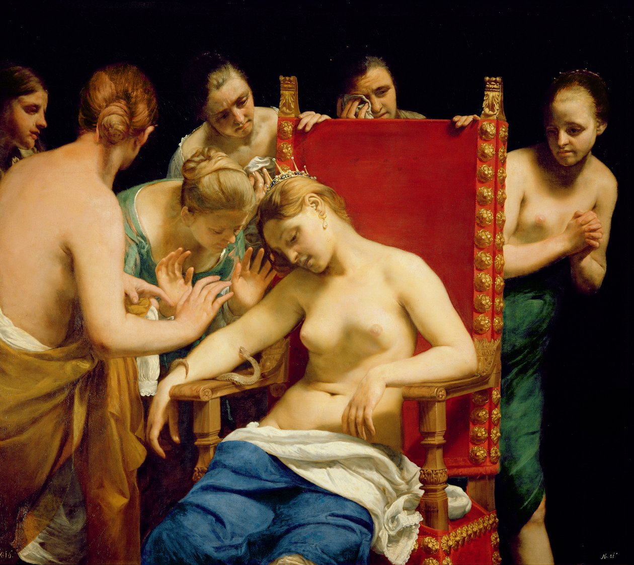 Der Tod der Kleopatra von Guido Cagnacci