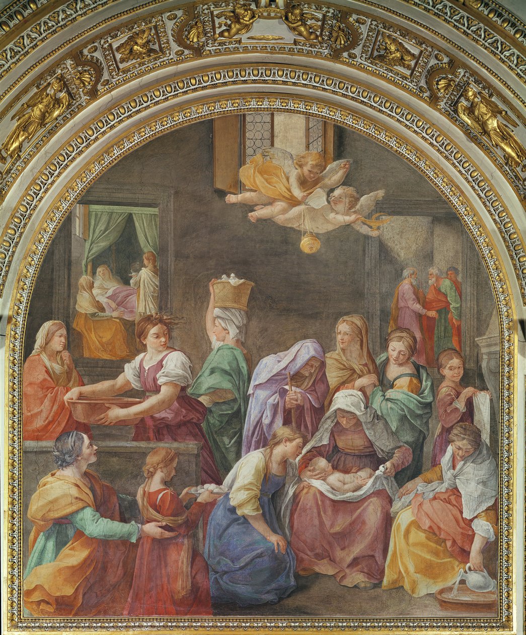 Geburt der seligen Jungfrau Maria, 1611 von Guido Reni