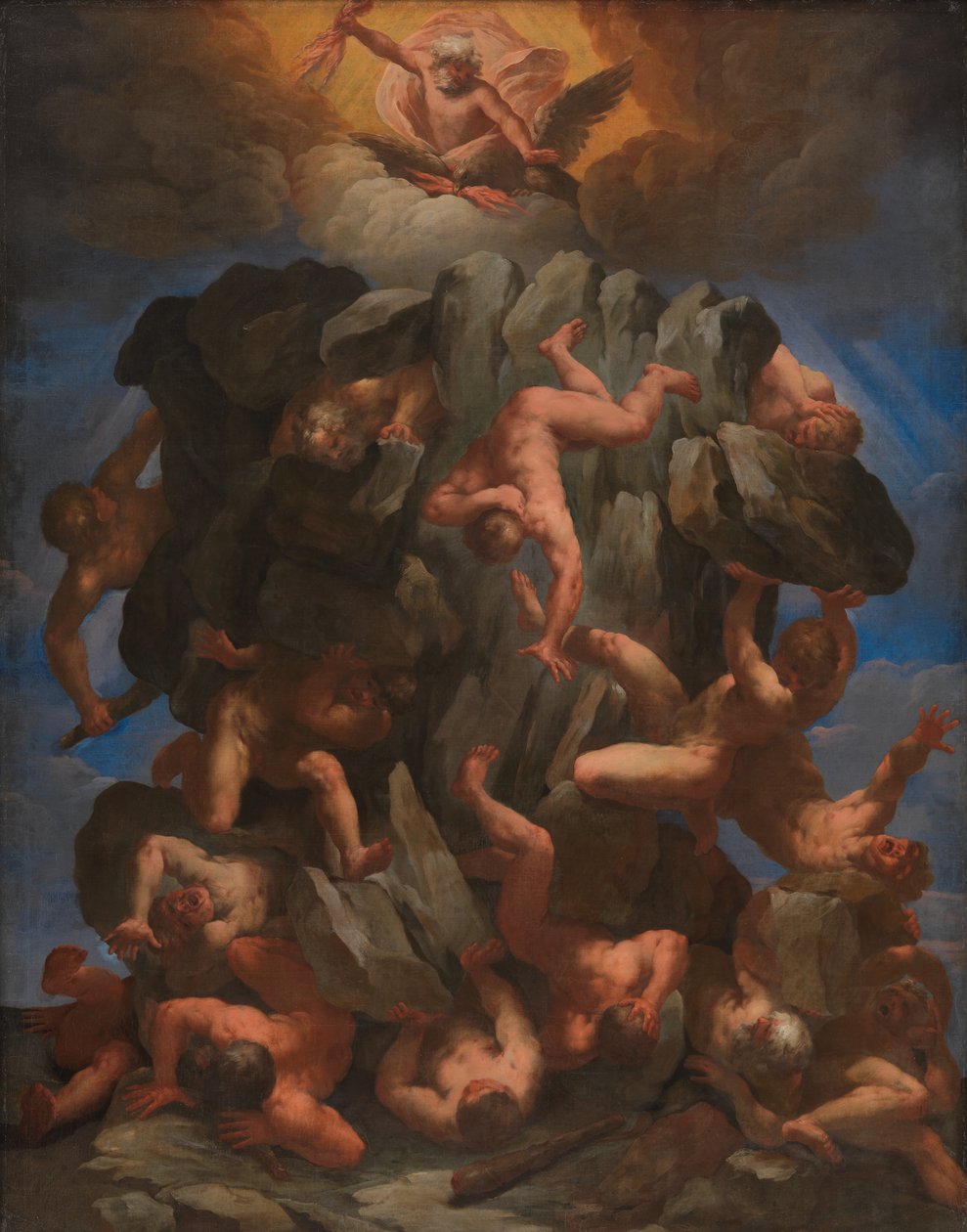 Der Fall der Giganten von Guido Reni