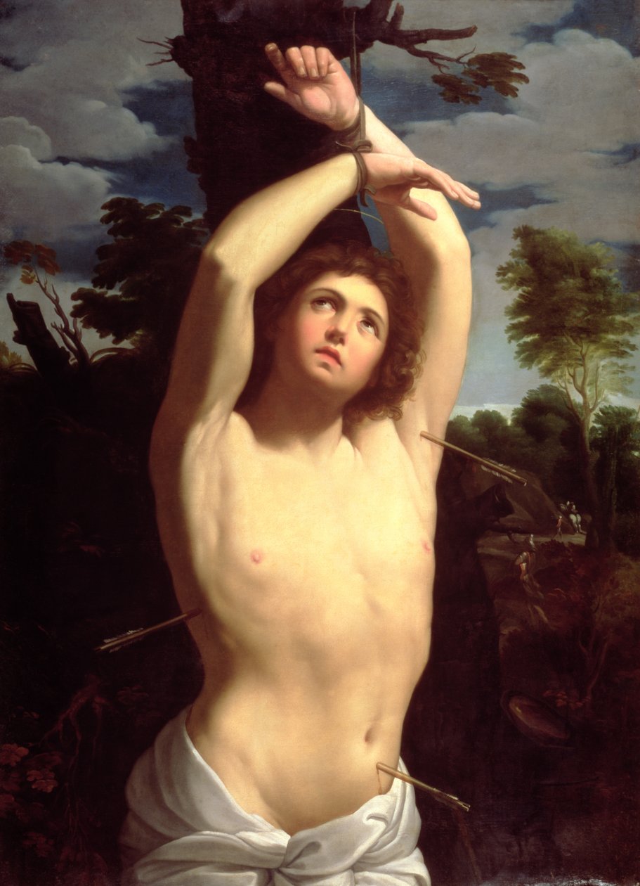 St. Sebastian von Guido after Reni