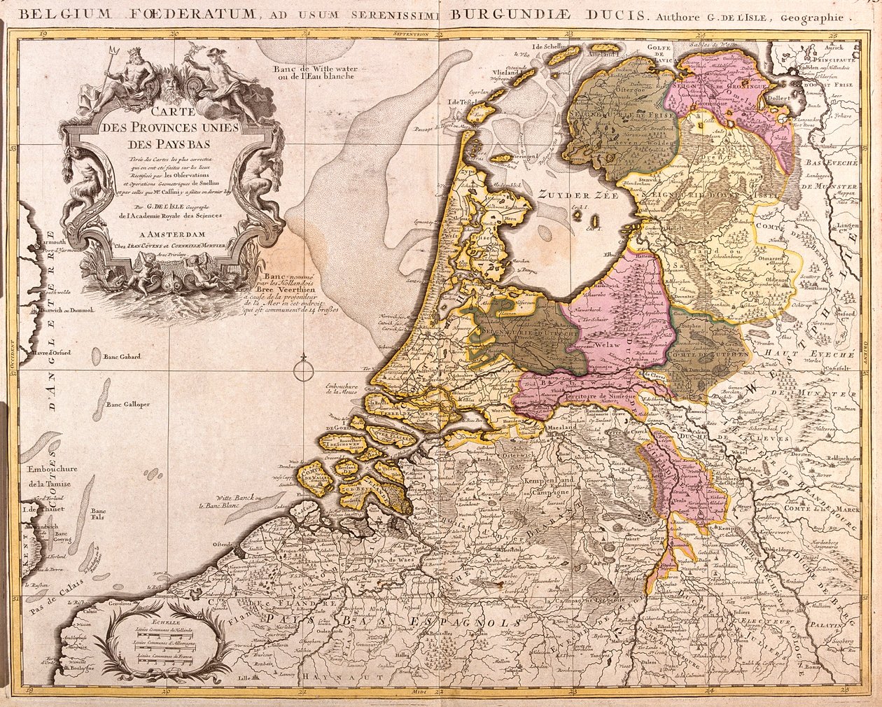 Holland von Guillaume Delisle