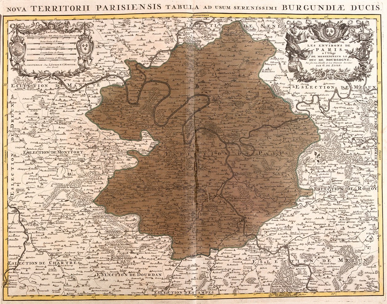Paris, Frankreich von Guillaume Delisle
