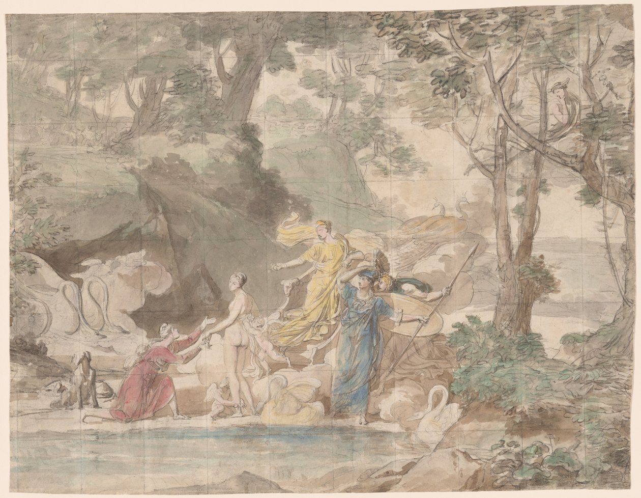 Das Urteil des Paris [recto] von Guillaume Lethiere