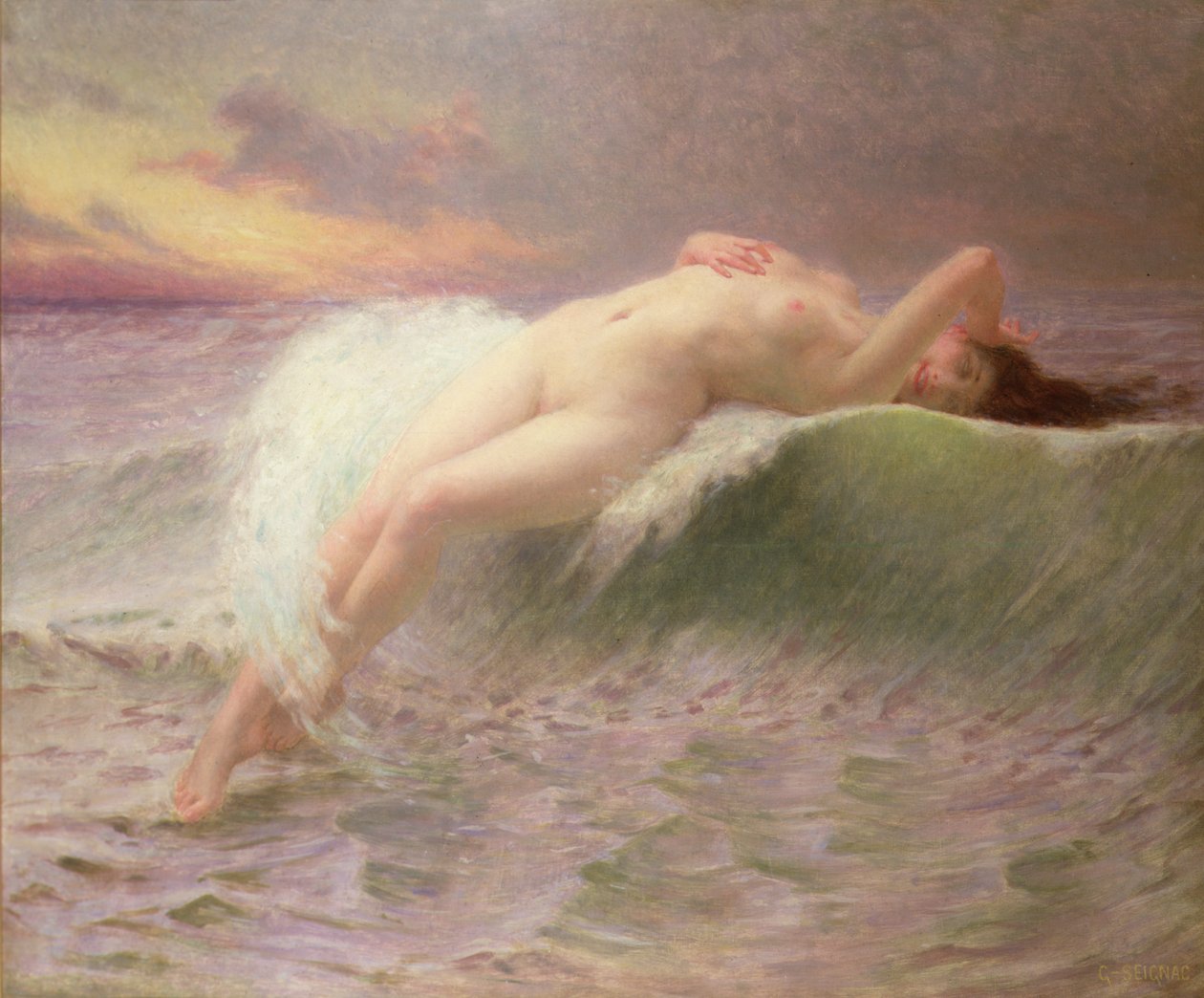 Die Wassernymphe von Guillaume Seignac