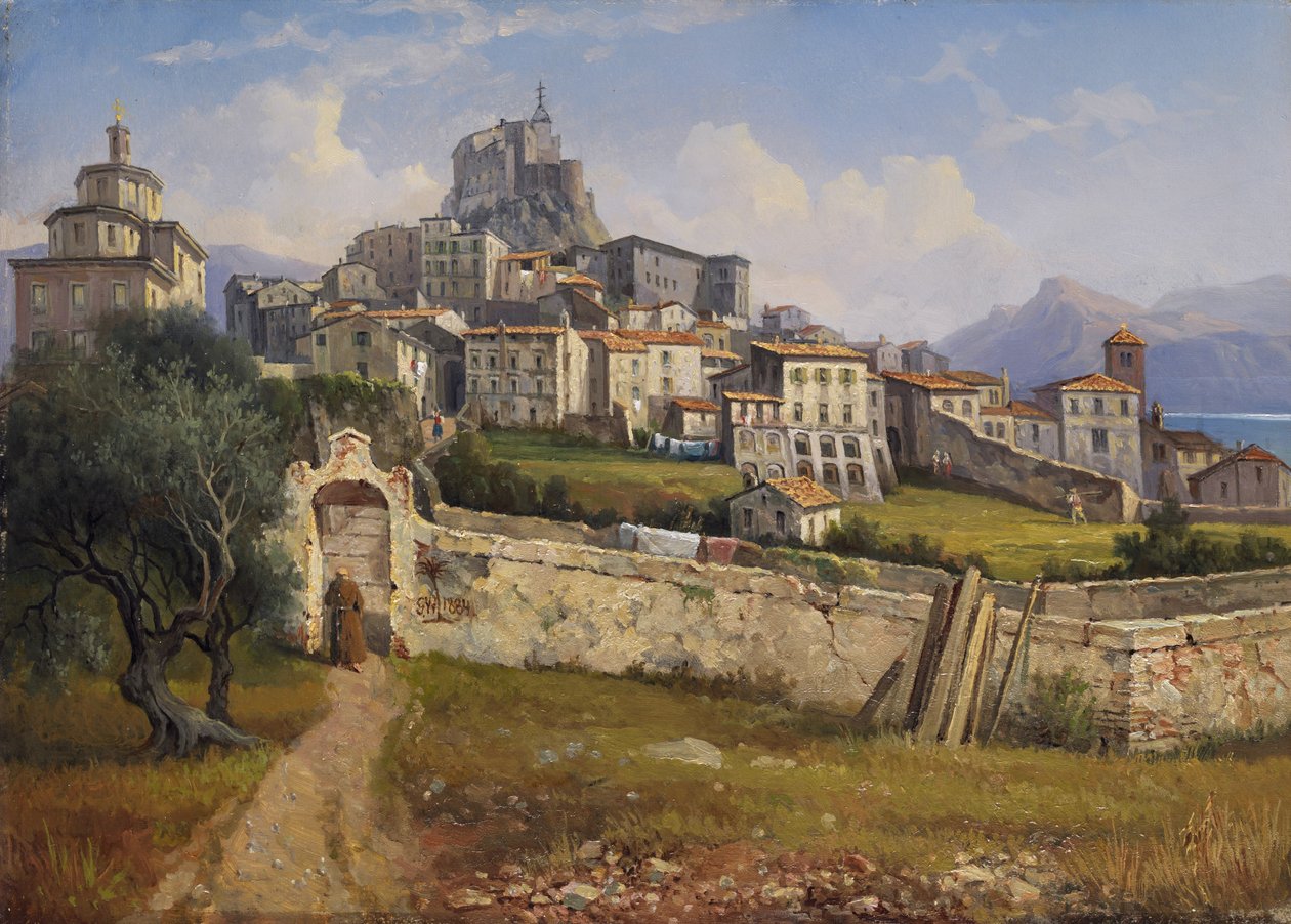 Blick auf Subiaco von Gustaf Wilhelm Palm