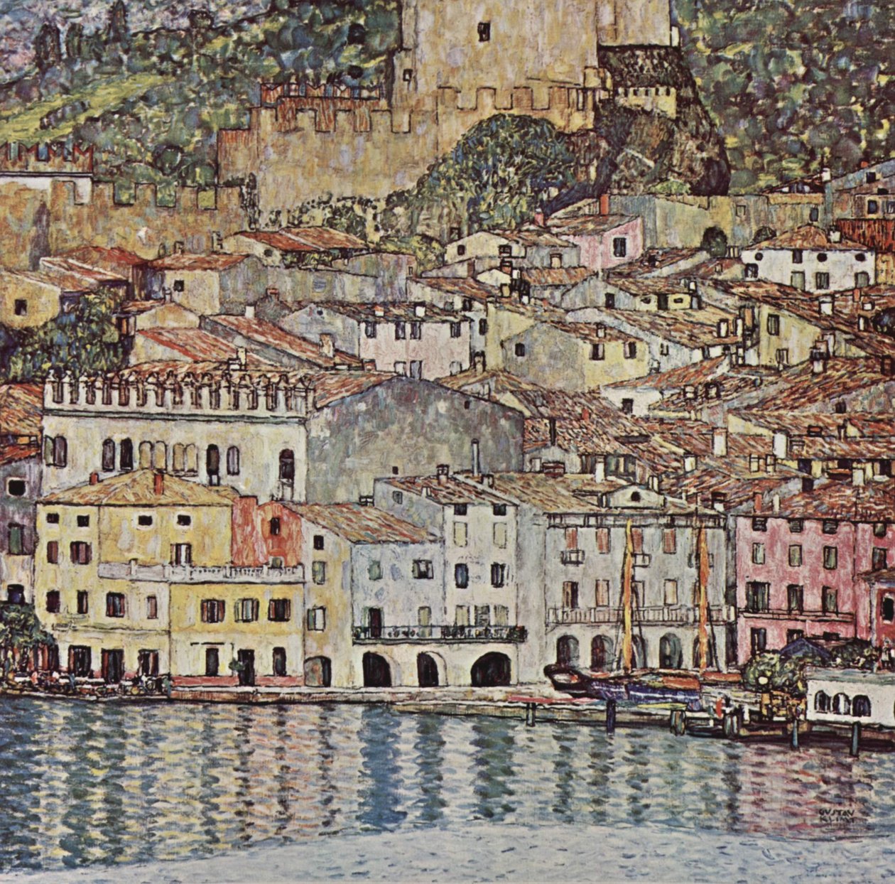 Malcesine am Gardasee von Gustav Klimt